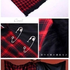 ポンチョ favorite 裏起毛 の画像