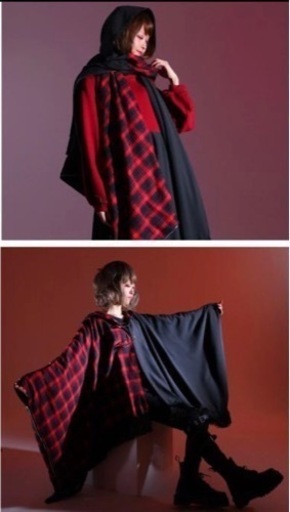 ポンチョ favorite 裏起毛