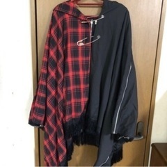 ポンチョ favorite 裏起毛 の画像