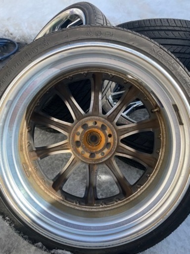 WORK ワーク　シュバートSC4 225/35R19 8JJ オフセット50 PCD114.3 4本通し 21年13週 