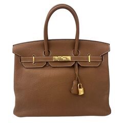 【高額融資】【HERMES】エルメス バーキン35 ブラウン ハ...