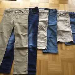 男の子用160センチ　ハーフパンツ、ジーンズの画像