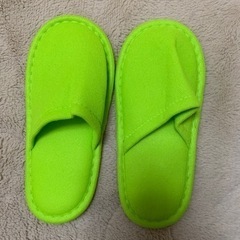 新品★スリッパ★使い捨てスリッパ★子供用★黄緑
