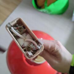 照明器具　オレンジ色の画像