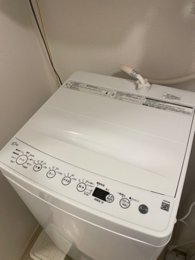 【受渡決定】全自動洗濯機 ホワイト BW-45A[洗濯4.5kg /乾燥機能無 /上開き]