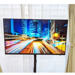 【商談中】50インチ4Kチューナーレステレビ スタンド付譲りますの画像