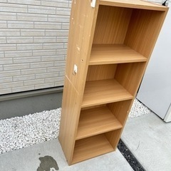 家具 収納家具 4段カラーボックスの画像