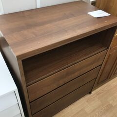 ★ジモティ割あり★  チェスト ブラウン H99×W80×D45...