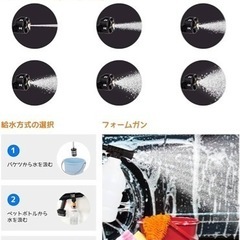 高圧洗浄機　コードレス　充電式　新品の画像
