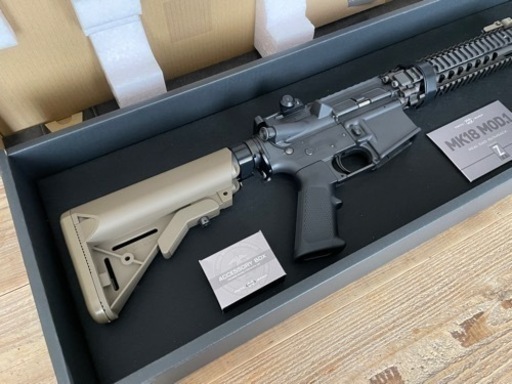 値下げ！おまけ多数超お得！東京マルイ ガスブロ Mk18 mod1 + スコープ、ガンケース、グリップ、ストックセット