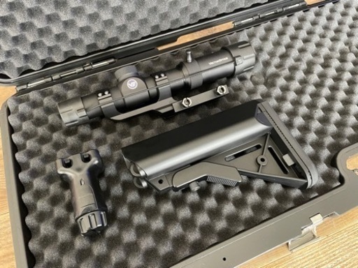 値下げ！おまけ多数超お得！東京マルイ ガスブロ Mk18 mod1 + スコープ、ガンケース、グリップ、ストックセット