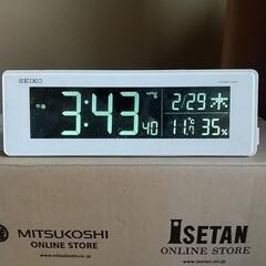 置時計 目覚まし時計 SEIKO 電波時計 ③