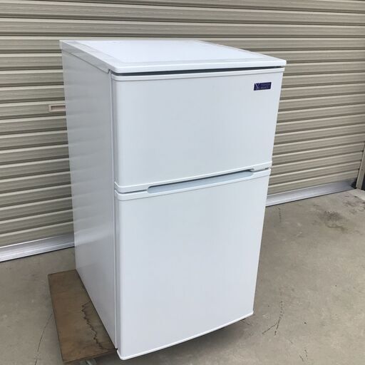 2453 【動作確認済】YAMADA YRZ-CO9G1 冷凍冷蔵庫 90L 2019年製 ２ドア 一人暮らし用 ヤマダ電機