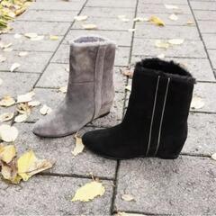 【入手困難美品！！】♡大人気プールサイド　スエードブーツ2way...