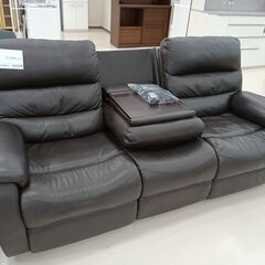 ★ジモティ割あり★  電動ソファー ブラック W206×D78×...
