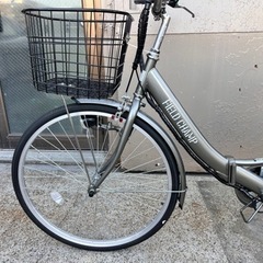 実売68,000円　折りたたみ電動アシスト自転車　FIELD CHAMP　FDB26EBの画像