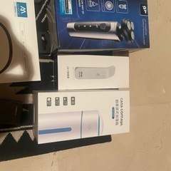 卓上加湿器 イヤホン シェーバー モバイルバッテリー まとめ売りの画像