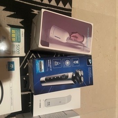 卓上加湿器 イヤホン シェーバー モバイルバッテリー まとめ売りの画像