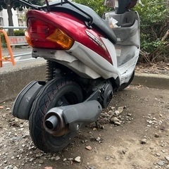 最終値下げ！スズキ アドレス v125g k9(事故車)(エンジン実動)の画像