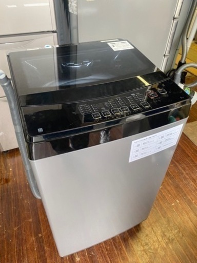 北九州市内配送無料　保証付き　２０２２年　NITORI ニトリ NTR60BK 6.0kg 全自動洗濯機 ガラスフタ