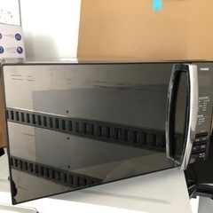 配送可能　ツインバード 燕三条 電子レンジ 20L ヘルツフリー ミラーガラス フラット 600W レンジ スタイリッシュ メモリーモード搭載