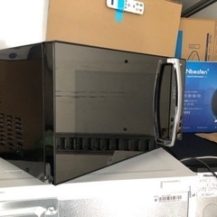 配送可能　ツインバード 燕三条 電子レンジ 20L ヘルツフリー ミラーガラス フラット 600W レンジ スタイリッシュ メモリーモード搭載