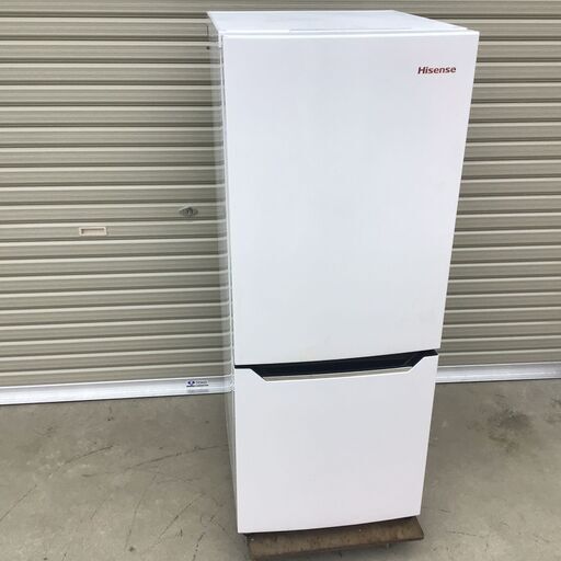【動作確認済】ハイセンス 冷蔵庫 HR-D15C 2019年製　HR-D15C 2021年 大容量ドアポケット 耐熱トップテーブル ファン式自動霜取