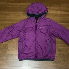 【破格】mont-bellモンベルサーマラップパーカー 中綿入160センチ リバーシブルの画像