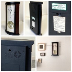 メロディーの鳴る掛け時計の画像