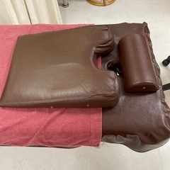 うつぶせ用枕と胸当て　ファストマットと枕の2点セットの画像