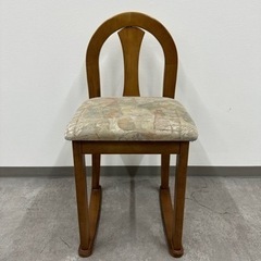 INT256 ドレッサーチェア 鏡台用　木製 家具 椅子 ダイニングチェアの画像