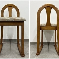 INT256 ドレッサーチェア 鏡台用　木製 家具 椅子 ダイニングチェアの画像