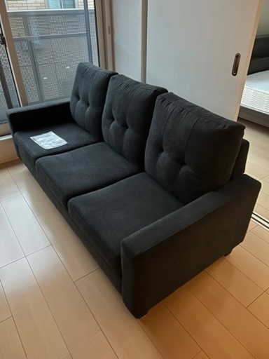 3人掛けソファ　布製