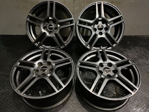 阿部商会 EURODESIGN ユーロデザイン 社外ホイール 15インチ 4本 6J5HPCD100+35 VW/ポロ等　(VHA495)