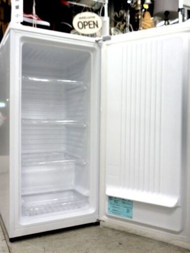Haier✨1ドア冷凍庫✨JF-NU100G✨100Ｌ✨2017年製✨ホワイト、動作確認済(保証３ヵ月）・洗浄・除菌済み✨USED品【こちらは店舗です。浜村鹿野温泉ICから3分 買取本舗 宮本リサイクル 営業時間9～19時 定休日水曜のみ】 Haier✨1ドア冷凍庫✨JF-NU100G✨100L✨2017年製✨ホワイト、動作確認