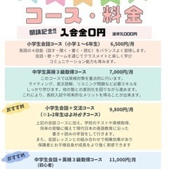 【加古川市】3/20〆切！5月開講予定 最大6人クラス こども英会話レッスン無料体験会の画像