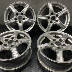 BS BRIDGESTONE BALMINUM V5 バルミナV5 社外ホイール 15インチ 4本 6J5HPCD114.3+45 ヴォクシー ノア等　(VHP049) 