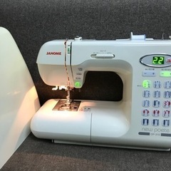 (売れました)厚地★頑丈★JANOMEコンピューターミシンDP310 中古整備品