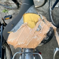 自転車 ノーパンクタイヤ 27インチの画像