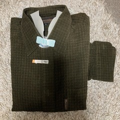 長袖シャツ　Lサイズ　茶色　