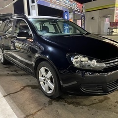 値下げ〜燃費リッター14  【車検1年半】ゴルフヴァリアント　ブ...