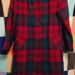 英国製 70s ヴィンテージ タータン コート Made In Englandの画像