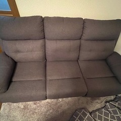 ありがとうございました！美品！ニトリ リクライニングソファの画像