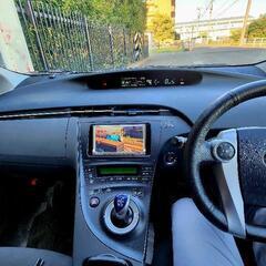 格安！ 30プリウス　白い　走行278442KM　純正ナビTV　ETC　アルミホイールタイヤ　
の画像