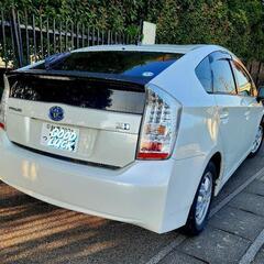 格安！ 30プリウス　白い　走行278442KM　純正ナビTV　ETC　アルミホイールタイヤ　
の画像