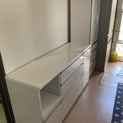 【美品】キッチン収納カウンターの画像