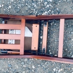 木製折りたたみ椅子の画像