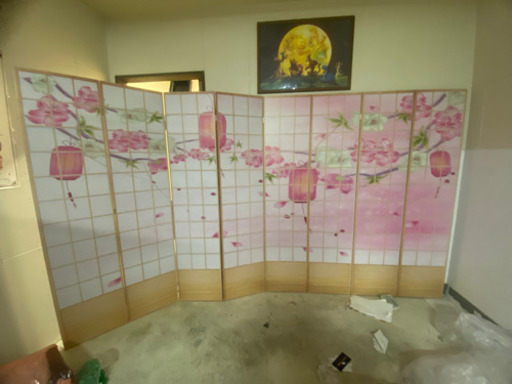 両面屏風　中古