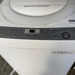 洗濯機あげます