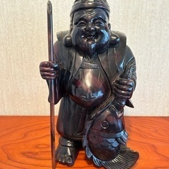 恵比寿様と大黒様の一刀彫